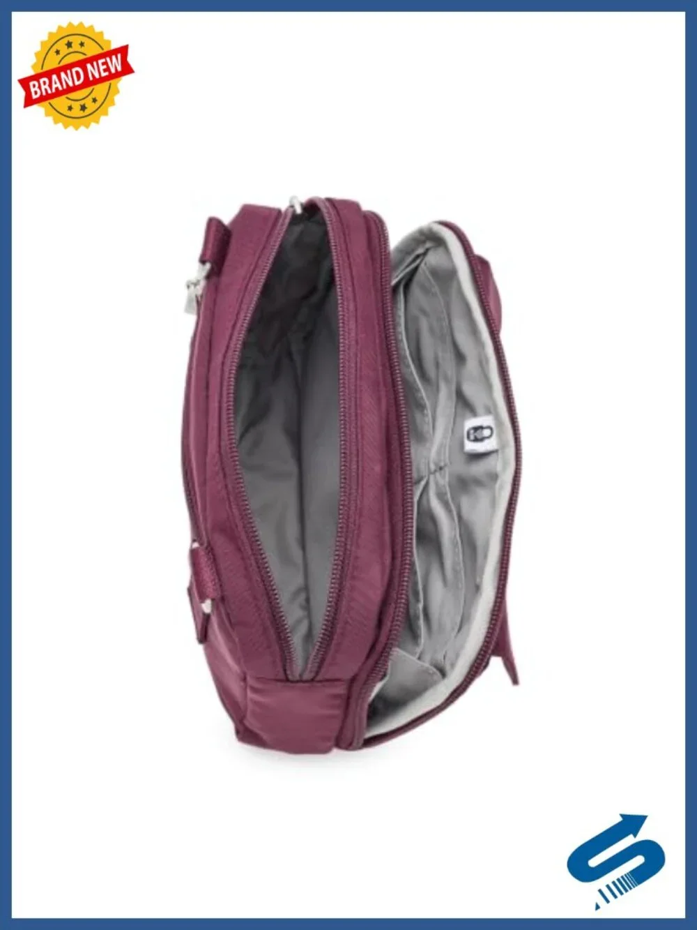 Lightweight Nylon RFID Crossbody Bag Convertible Waist Pack Travel Purse